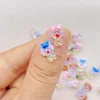 50pcs Mixed Resin Mini Cartoon Circus Clown Flatback Rhinestone Figurines Nail Art DIY Party Scrapbook Accessories Crafts 3