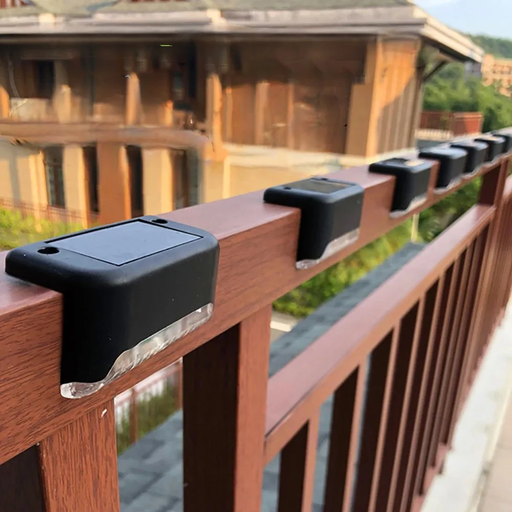 Luci Solari Per Esterni 1/4/8/12/16/20 Pezzi, Luci Solari Per Gradini Luci Solari A Led Impermeabili Per Scale Esterne, Gradini, Recinzioni