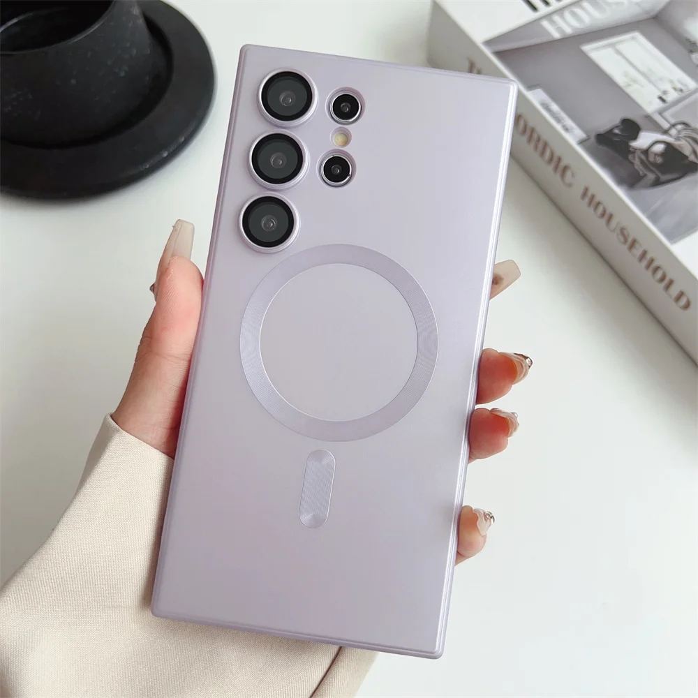 Luxury Metal Color Slim Phone Case - Premium Protective Cover