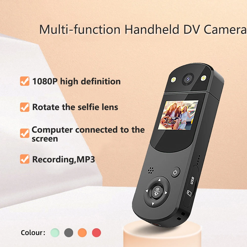 Tanio Nowa cyfrowa Mini kamera noszona na ciele D2 1080P sklep