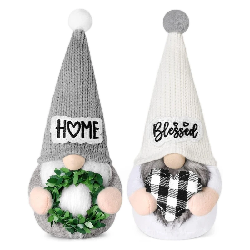 

Valentines Day Gift Gnomes Decorations Handmade Dolls Desktop Rudolf Ornament