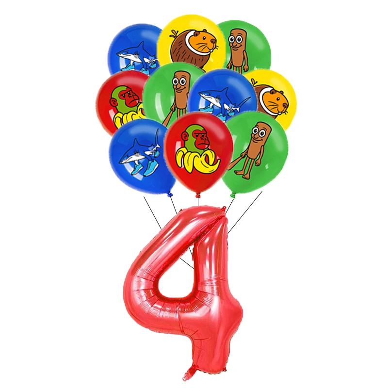 17pcs number 4