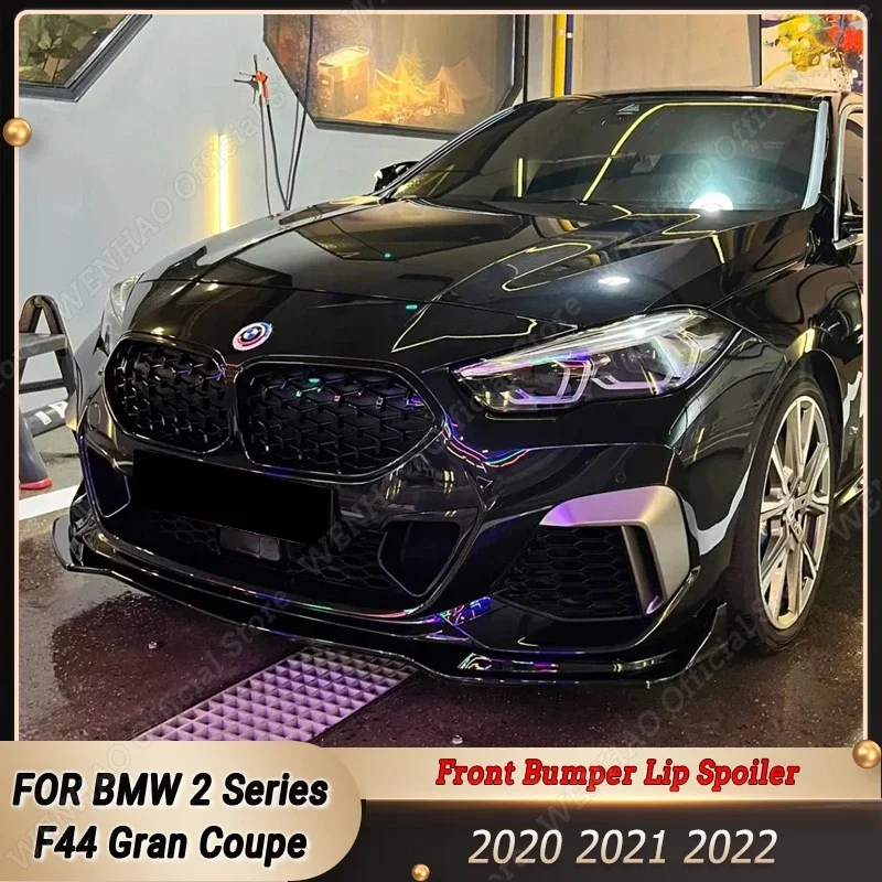 Paraurti Anteriore Spoiler Splitter Diffusore Per Bmw Serie 2 F44 220I 225I M235I M240I Gran Coupe 2020-2022 Accessori Bodykit