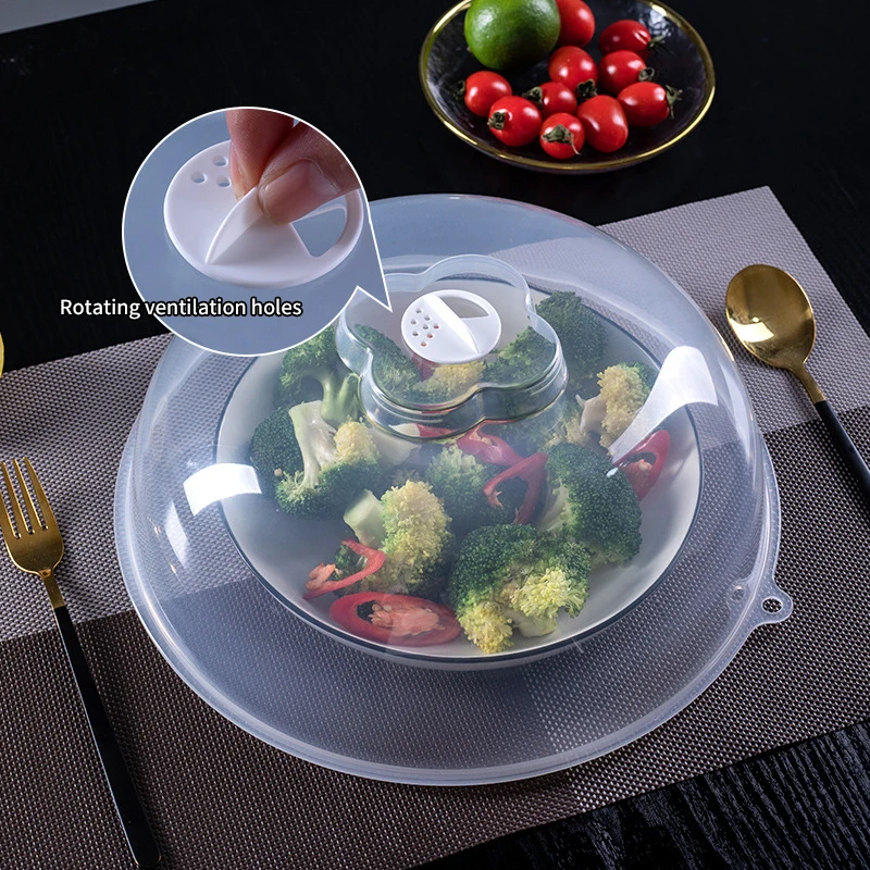 Microwave Heating Insulation Dish Cover Splash-Proof Cover Plastic Oil-Proof Non-Toxic High Temperature Resistant Kitchen