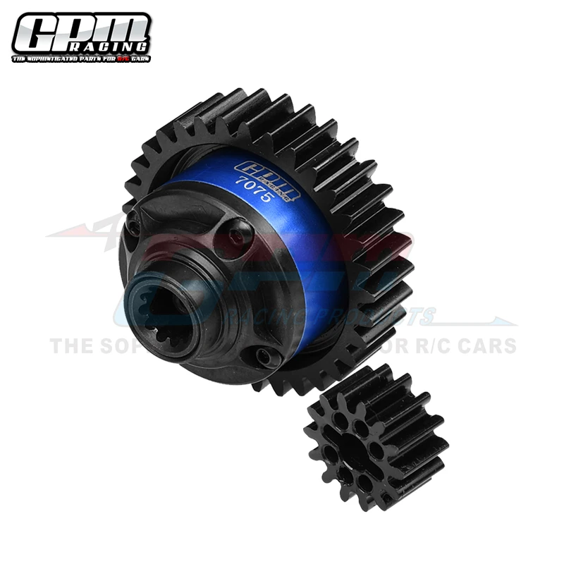GPM Racing – Alloggiamento Differenziale Anteriore/posteriore In Alluminio 7075 Arancione Per Traxxas X-Maxx