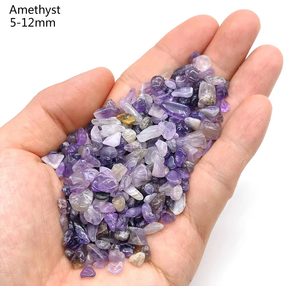 Colorful Natural Crystal Gravel for Reiki Healing and Home Decor