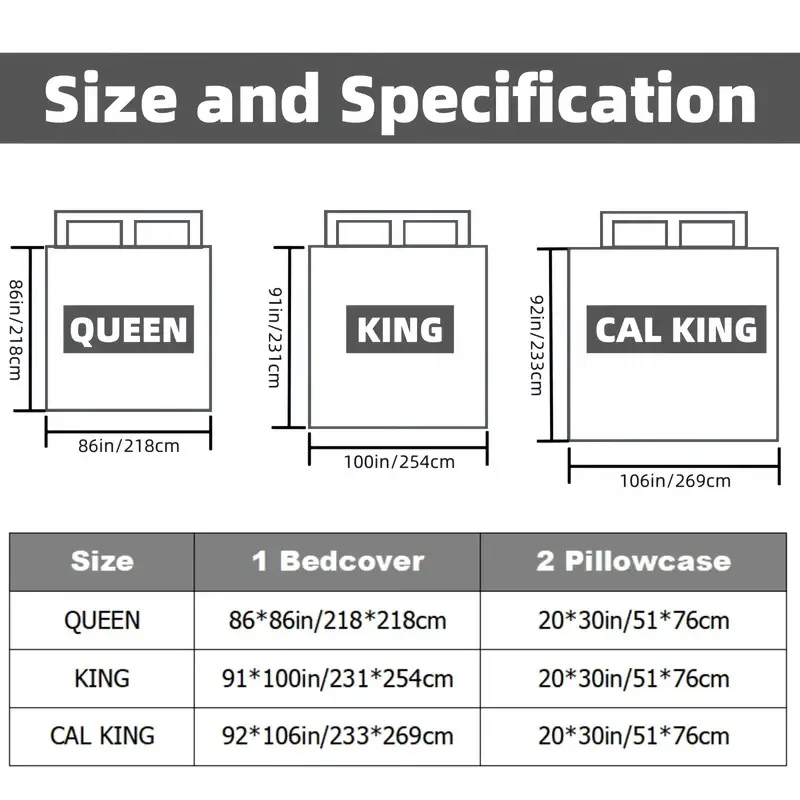 Description Picture 3 of item9 Pcs Comforter Bedding Set, Embroidery, QUEEN Size, 1pc Bedspread+2pcs Pillowcases+2pcs print curtains+2pcs solid curtains