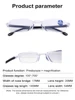 Frameless Smart zoom HD reading glassesAnti-blue Light reading glasses for men and women Near And Far Anti-radiation Glasses 6
