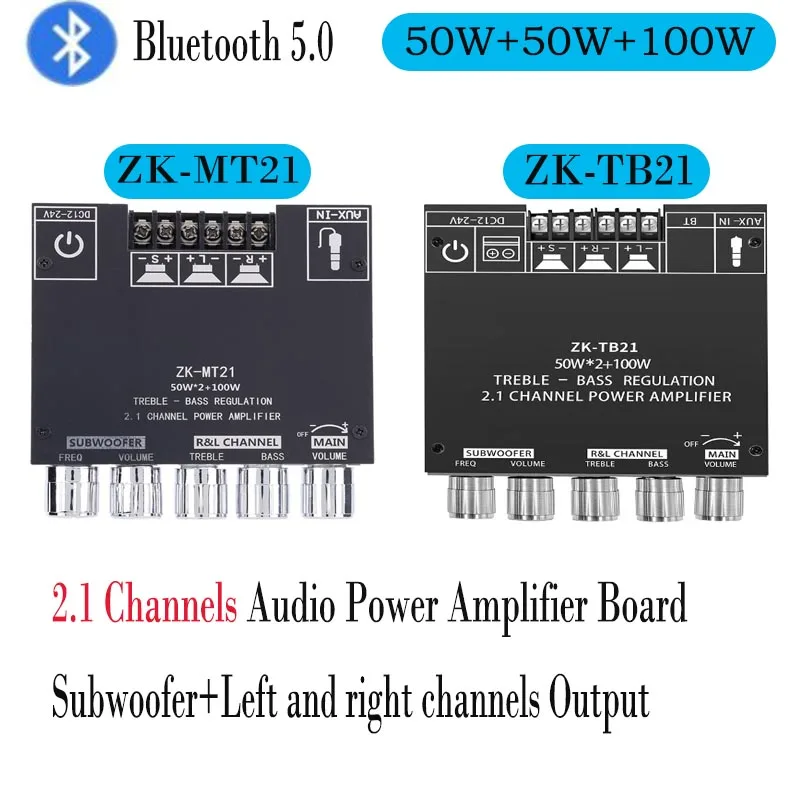 thumbnail image 2 of ZK-ST21 TPA3221 Bluetooth Power Amplifier Board With Subwoofer 2 of 10