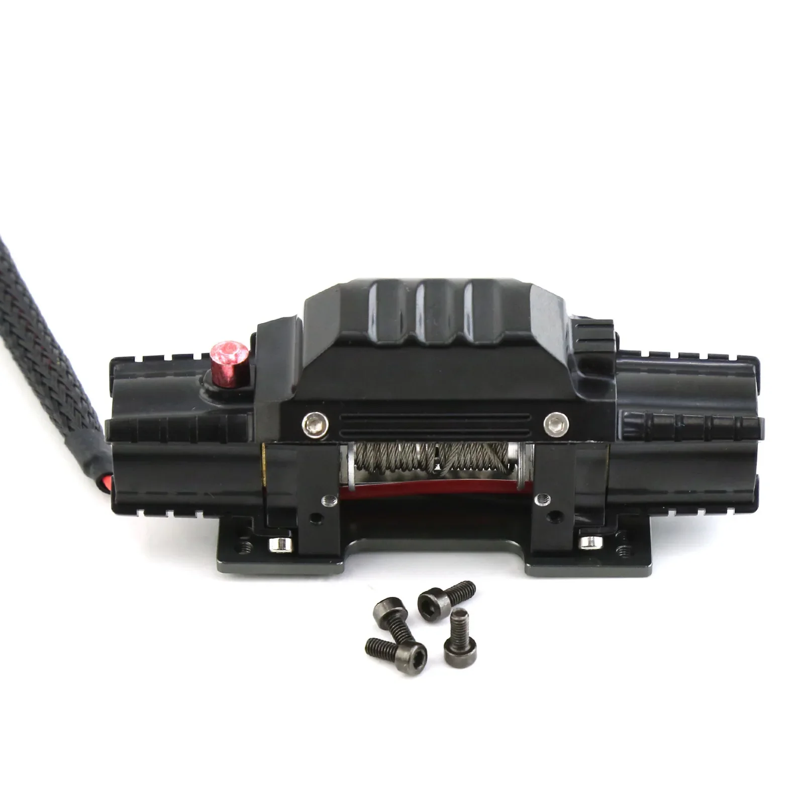 

Metal Automatic simulation Simulated Winch for 1/10 1/8 RC Crawler Car Axial SCX10 III 90046 D90 TRX4 TRX-6 D110 90046 Redcat