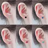 12 Pairs Crystal Rhinestone Magnetic Clip Non Piercing Earrings Fashion Jewelry 4