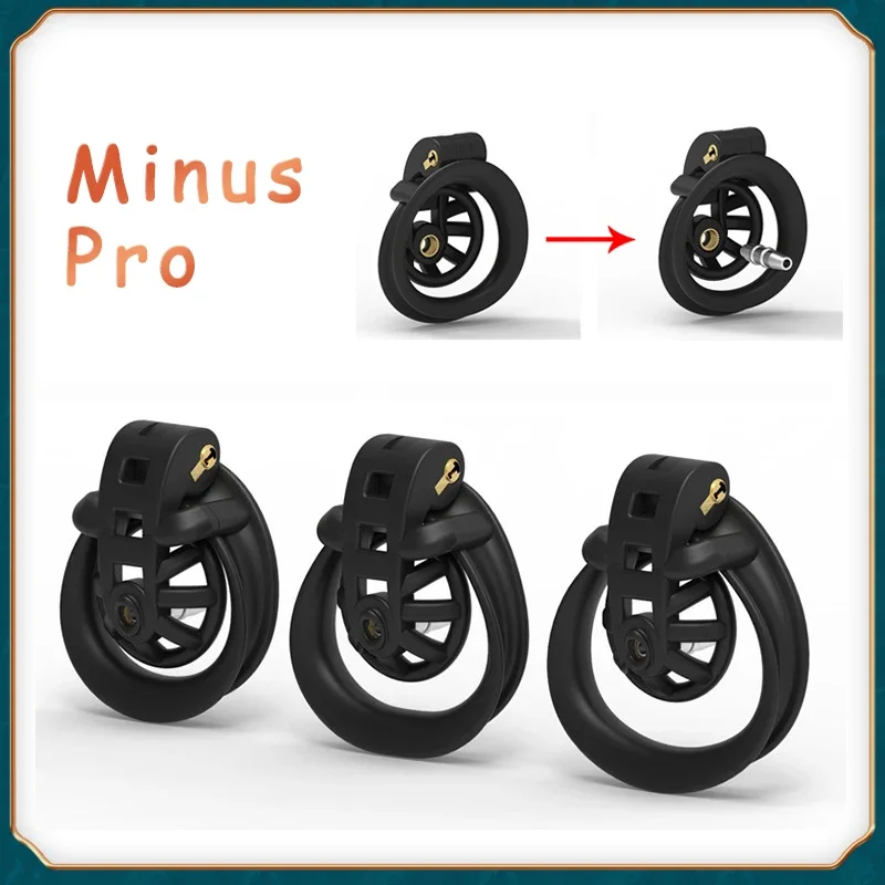 2024-Minus-Plus-Cock-Cage-Male-Chastity-Device-Double-Arc-Cuff-Penis ...
