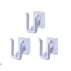1/3PCS Self-adhesive Slipper Rack Bathroom Slipper Hook Toilet Drainage Rack Wall Mounted Bedroom Storage Hook Shoe Drying Rack 6