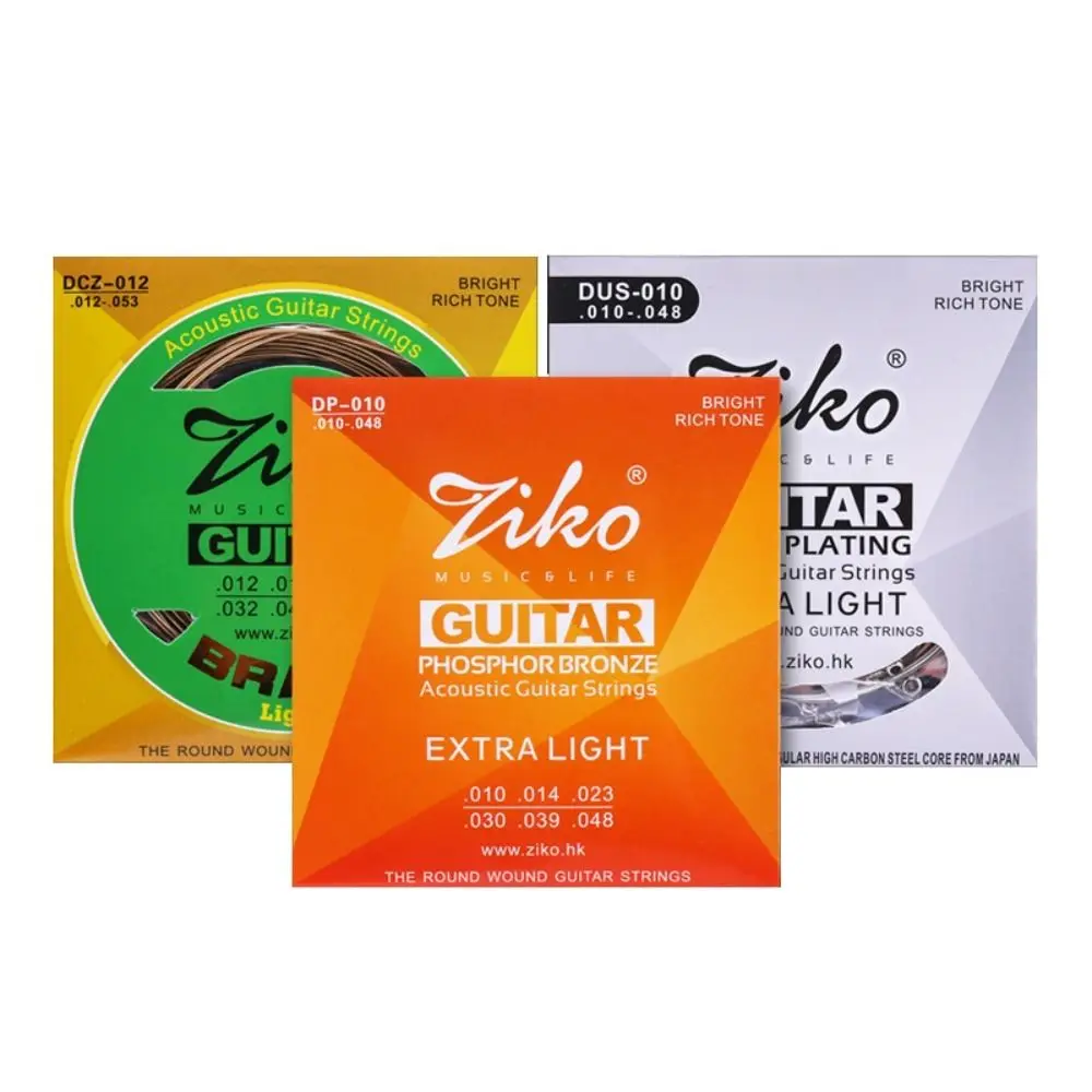 

6 Strings Set Acoustic Guitar Strings DCZ DAG DP DUS DR Hexagon Alloy Folk Guitar String Lightweight Wire Guitar String