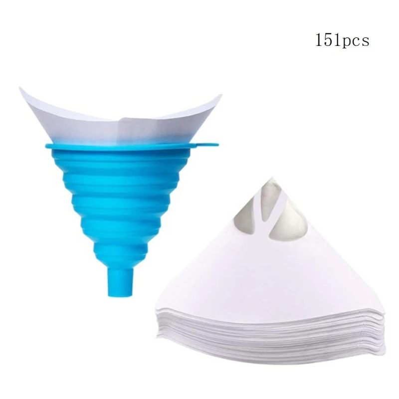 

Thick Photopolymer Resin Paper Disposable Filter 3D Printer Funnel 51/101/151Pcs