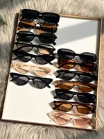 [Pc de qualité] 8 pièces/14 pièces ensemble de lunettes de mode mixte pour femmes/noir chic, écaille de tortue et monture léopard/un cadeau parfait pour la famille 2