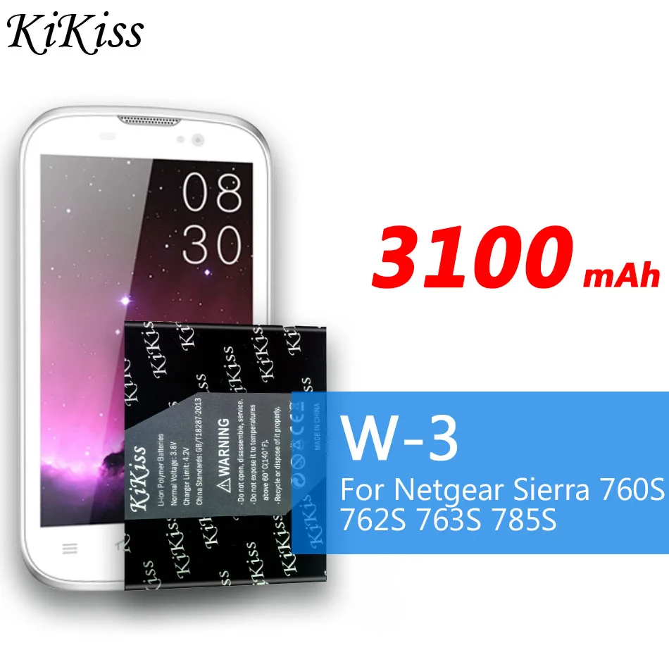 Batteria Di Backup W3 Per Netgear Sierra 760S 762S 763S 785S Router Wireless Aircard W-3 3.7V Batterie Ricaricabili Agli Ioni Di Litio