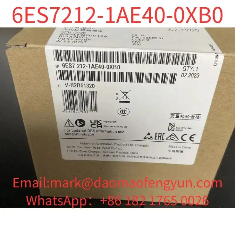 6Es7212-1Ae40-0Xb0  Nuovissimo Simatic S7-1200, Cpu 1212C, Cpu Compatta