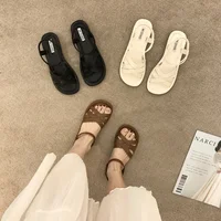 Sandales d'été pour femmes, chaussures plates à semelle souple, décontractées chaussures femmes été 2024 sandales femmes été sandales pour femmes sandales femme sandales plates femme eté chaussures ete femme sandales 6
