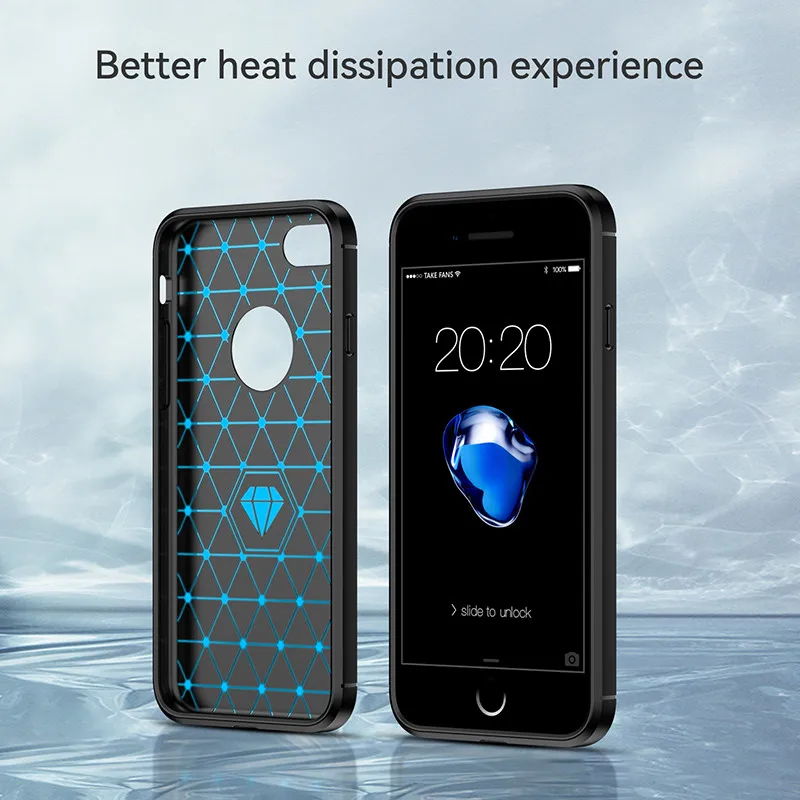 Shockproof Silicone Protective Bumper Case - 4.7 Inch Cover