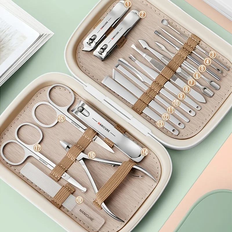 Nail Clipper Set Nail Clipper Nail Care Kit Nail Scissors Set Nail Clippers Manicure Pedicure Kit Manicure Set Manicure Sets Manicure Nail Clipper Set Nail Clippers Kit Professional Manicure Tools Set Stainless Steel Nail Clipper Hand Foot & Nail Tools Pedicure Nippers Trimmer Cutters