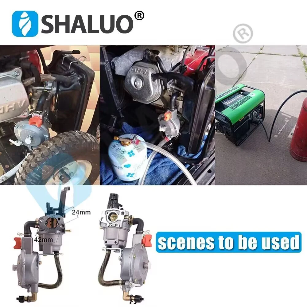 Description Picture 3 of itemGX160 GX200 LPG168 Gasoline Generator LPG Gas Carburetor Dual Fuel NC Conversion Accessory Spare Parts 168F 170F 2KW 3KW 6.5HP