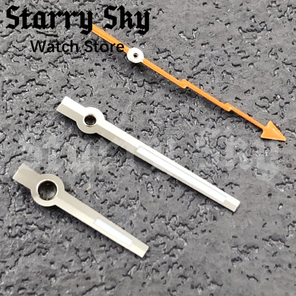 Starry Sky DJ Style Watch Hands with Green Luminescence in Silver/Gold/Rose Gold