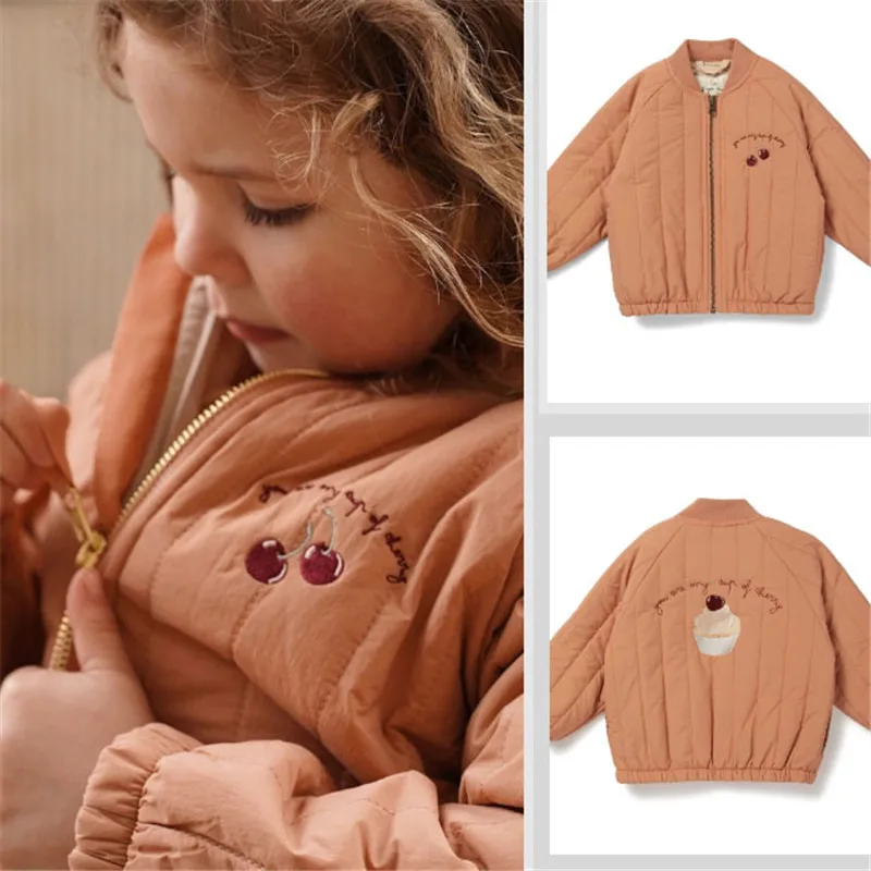KS Baby Jacket Autumn Winter Coats Brand Design Children Unisex Casual Fashion Outdoor Keep Warm Boys Girls Cotton Clothes