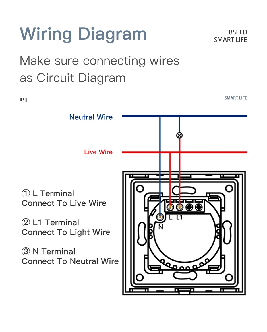 De Luz De Toque Inteligente, Tomadas De