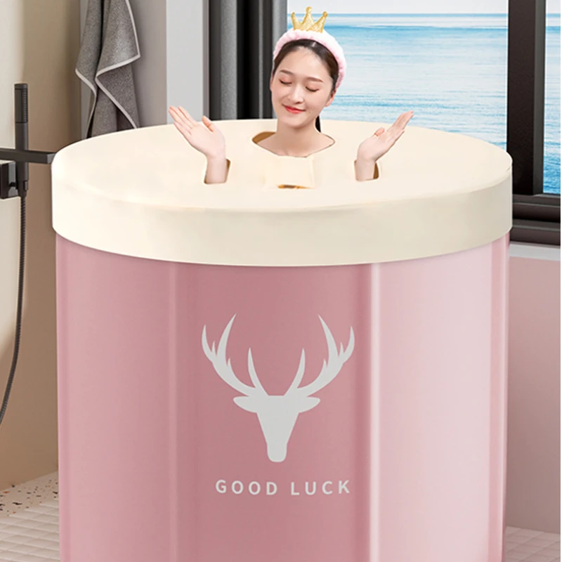 Foldable Bathing Bucket Bathing Bucket for Adult Household Use Ice Bath Ice Therapy Bath