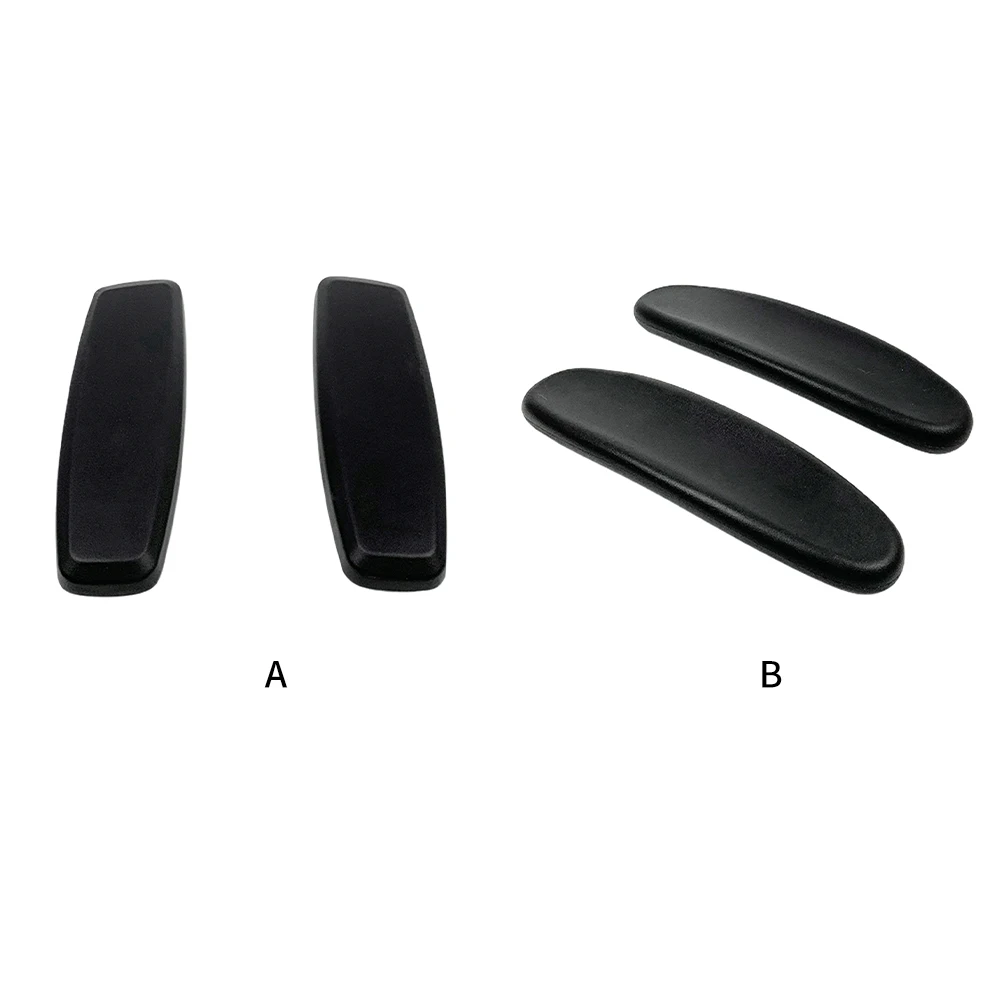 Description Picture 3 of item1pair Office Replacement Cover Accessories Soft Gaming Chair Armrest Pad Cushion Universal Caps Comfy Black Durable Home