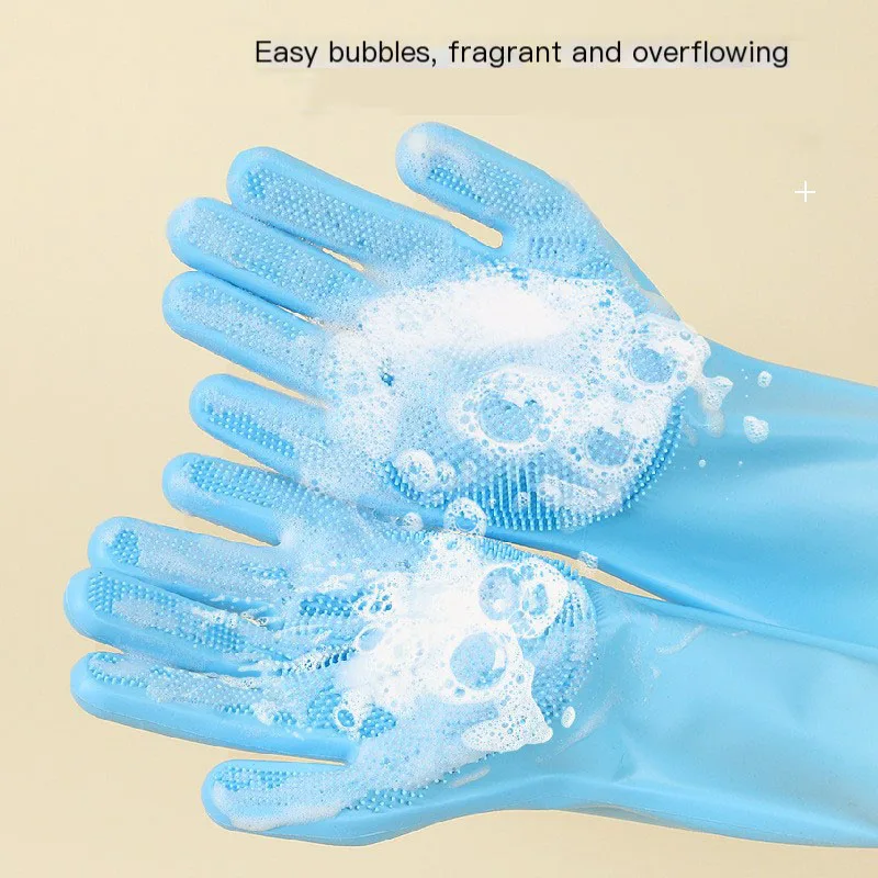 Pet Bath Gloves,Dog and Cat Bath Tools, Eddy Gold Fur Scrubbing Massage Brush,Thickened Anti Scratch and Anti Bite Pet Supplies