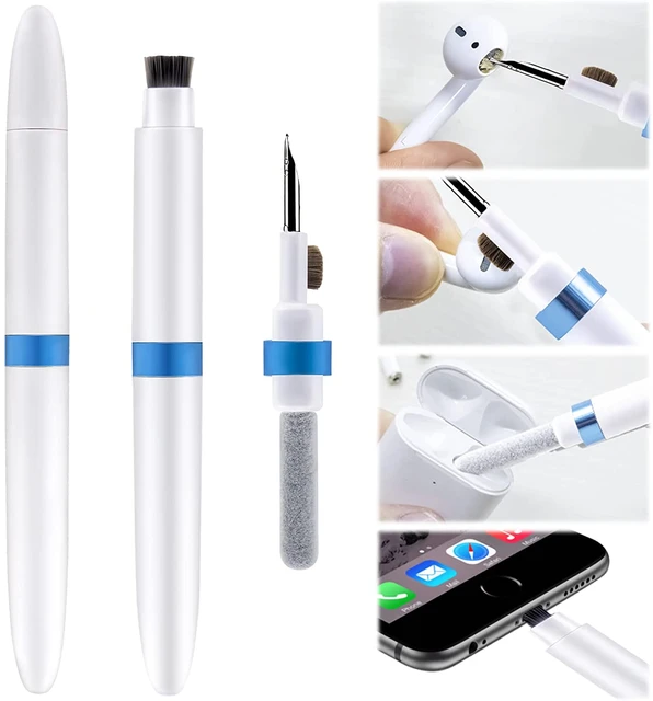Kit de Limpiador para Auriculares, Estuche de Limpieza para Airpods Pro 3,  2, 1 con Bolígrafo de Limpieza, Bluetooth, Cepillo para Airdots Xiaomi -  AliExpress