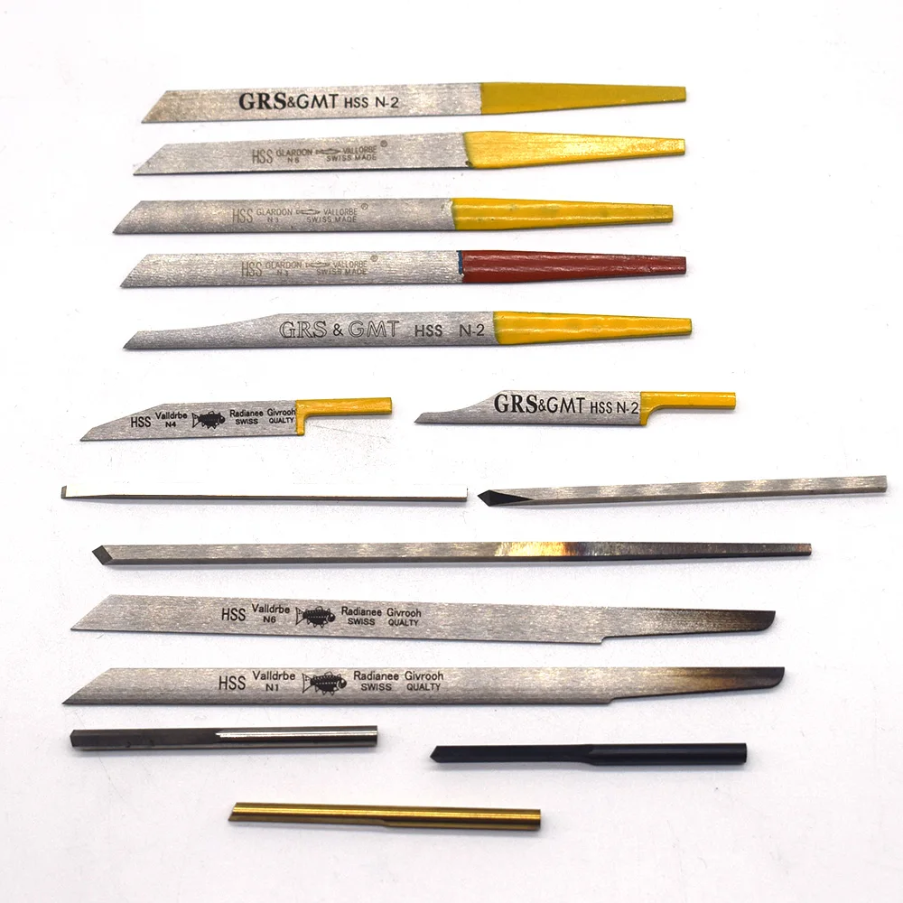 

Newest Professional 15PCS HSS Engraving Knives Triangle Graver Metal Blades Jewelry Pneumatic Carving Accessories