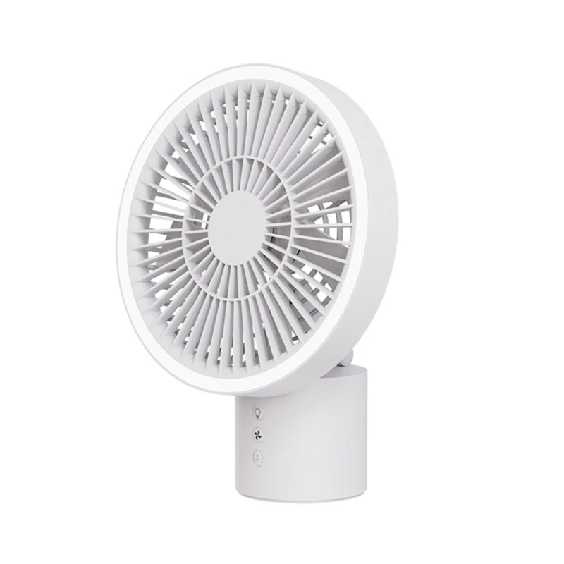 

USB Rechargeable Night Lights Fan Plastic Material Electric Fans Hanging Fan Tabletop Mini Camping Night Lamps Small Fan