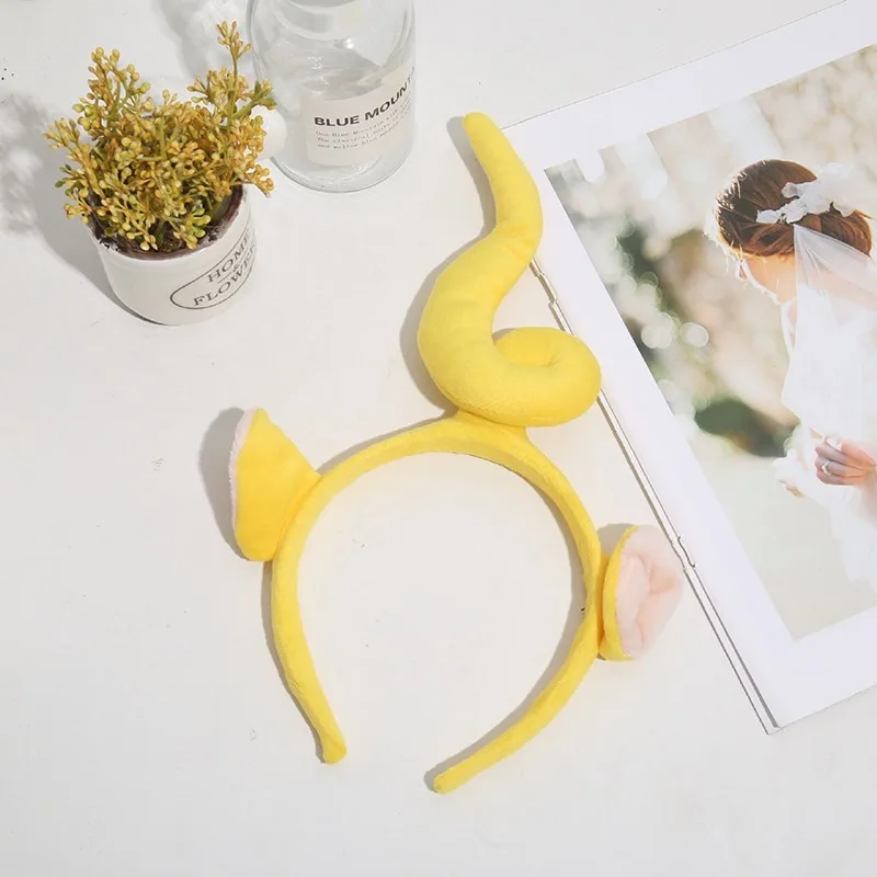 Cute Cartoon Sponge Baby Headband Hair Tie