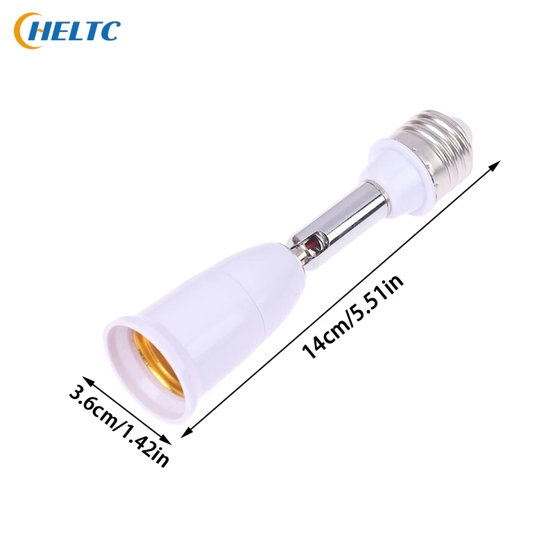 1pc Universal E27 To E27 Holder Extender For Socket Adjustable To Base Converter For Screw Bulb Extension Adapter