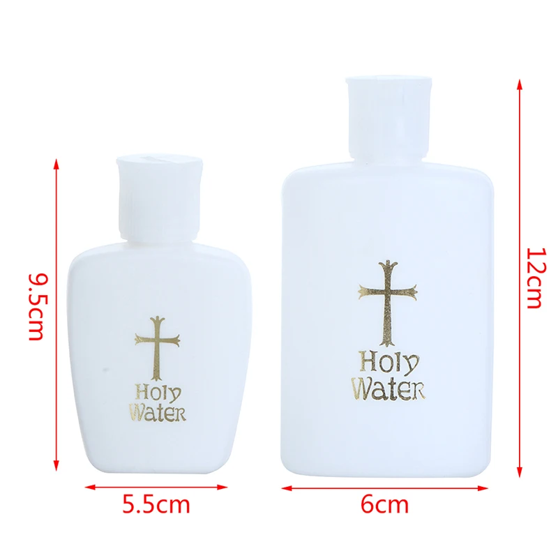 100ml Holy Water Bottle Easter Plastic Water Bottle Religious Items Easter Holy With Gold Blocking