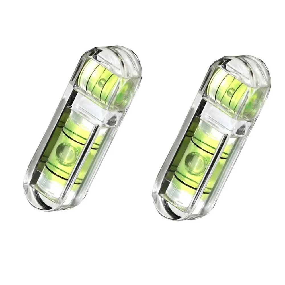 Bubble Leveler Spirit Level Portable Spirit Level 29x9x7mm 2pcs