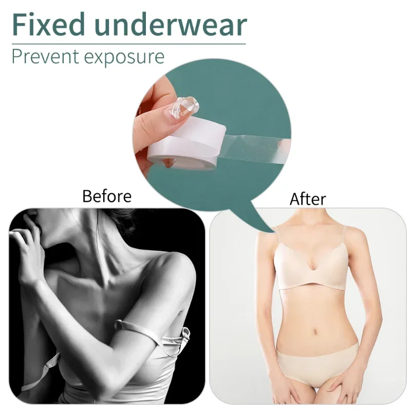 Body Tape 1Roll Womens Double Sided For Clothing