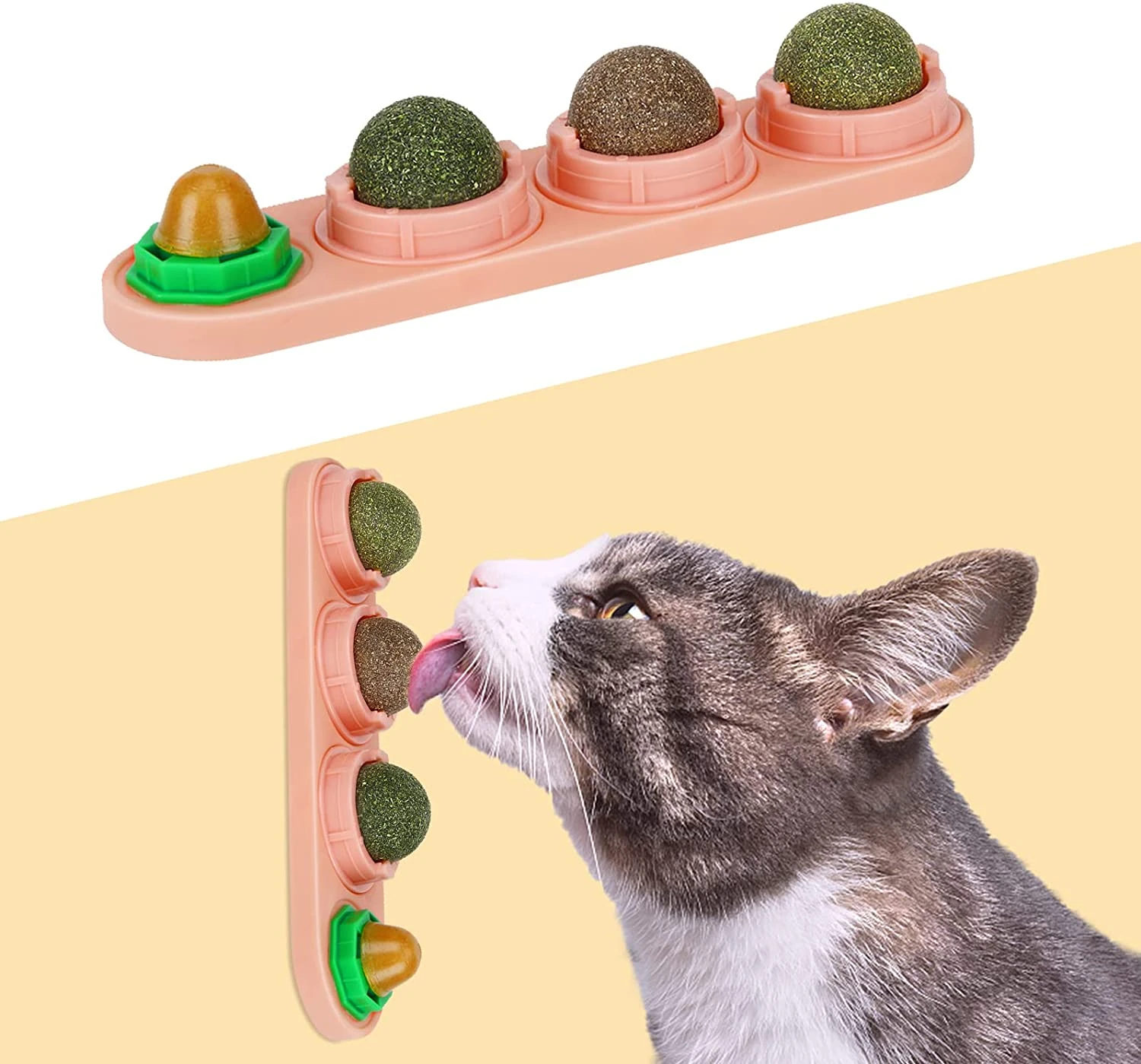 Catnip Ball Cats Toy Cat Mint Wall Ball Catnip Toys For Cat Teeth Clean