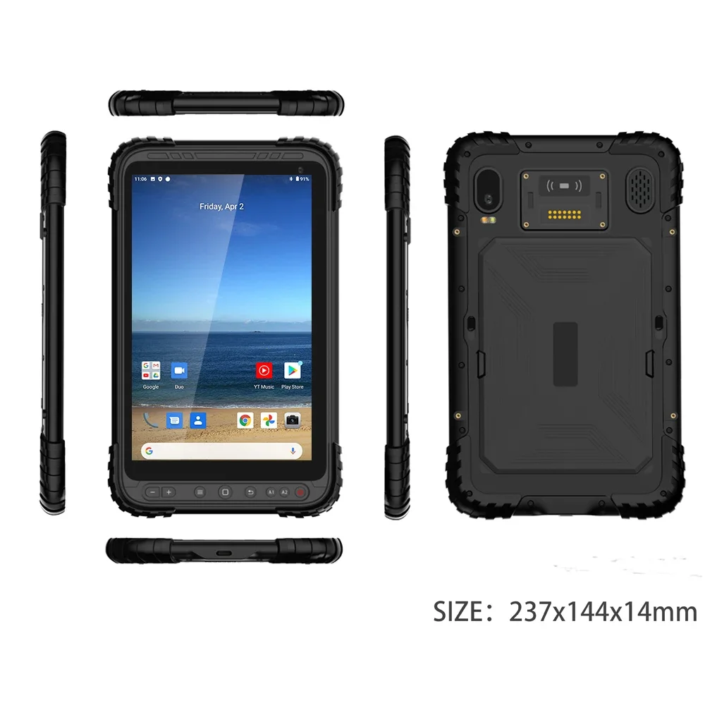 2023 Rugged Android 12.0 GMS Waterproof Tablets PC IP67 8