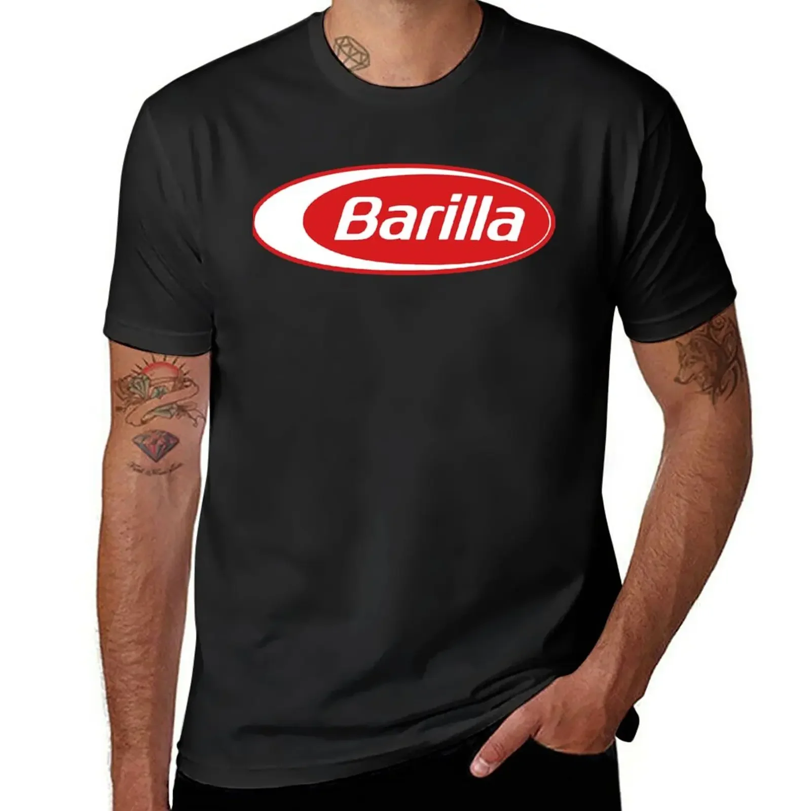 

Футболка Barilla, мужские футболки оверсайз