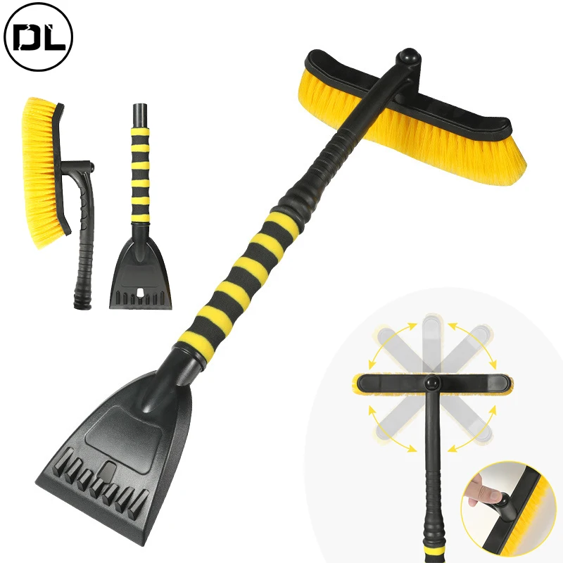 

Winter Detachable Car Snow Sweeping Shovel Multifunctional Car Deicing Snow Sweeping Brush 2 in 1 Car Snow Clearing Tools