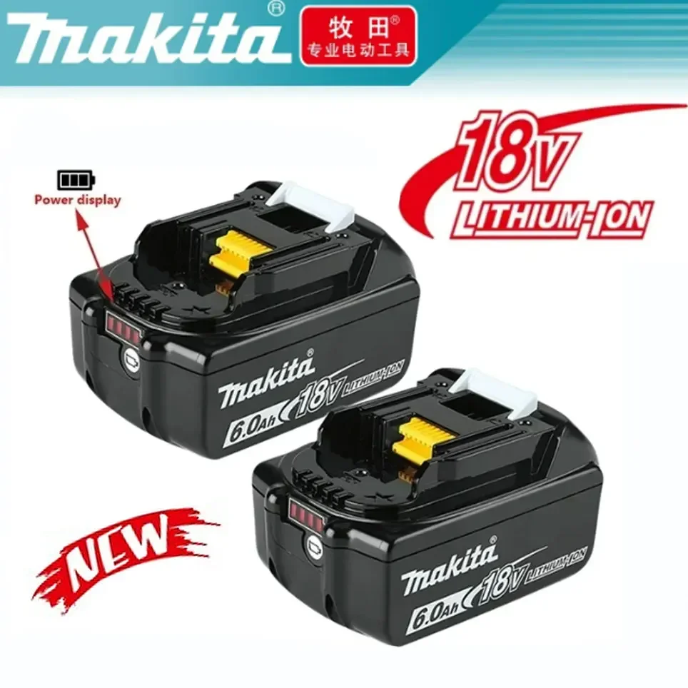 

18V 6.0Ah Makita Original With LED lithium ion replacement LXT BL1860B BL1860 BL1850 Makita rechargeable power tool battery 6000