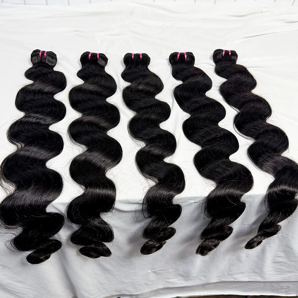 Body Wave Wavy 100% Human Hair Bundles 8-30 Inch Body Wave Hair Bundles Weave Remy Human Hair Extension 100g/Bundle