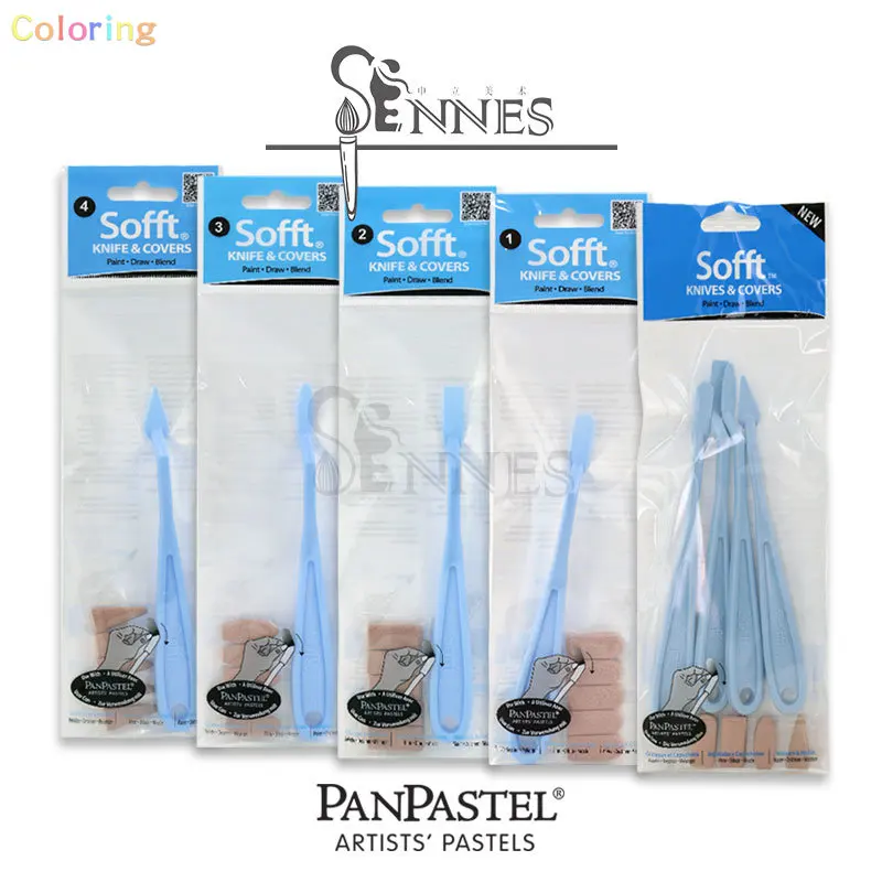 PanPastelSofftTool65002No2FlatPaletteKnife5Covers65003No3