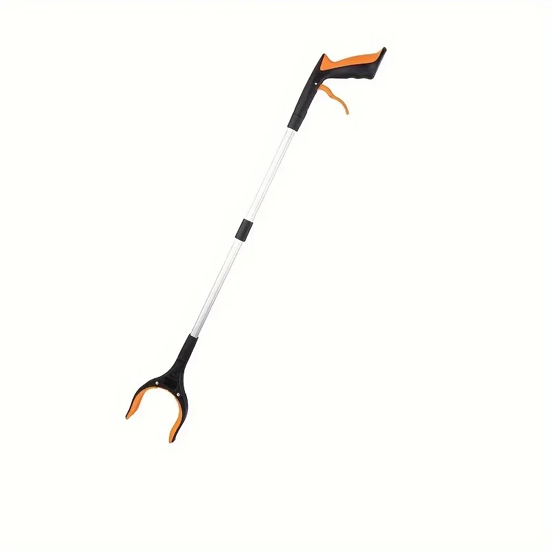 Garbage Picker Gripper 1pc Grabber Reacher Tool Garbage Clip Picking Extended Aluminum Alloy Pliers Sanitary Pickup Cleaning Supplies