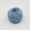 1 piece *50g Shiny Sequin 100% cotton yarn+6mm and 3mm sequins yarn for hand knitting paillette sparkling glistening Thread ZL49 1