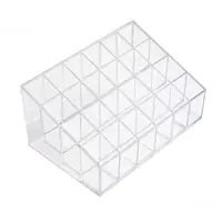 Acrylic Clear 40 Grid Lipstick Holder Stand Case Makeup Organizer Storage Box Lipstick Display Cosmetic Jewelry Organizer Box 1